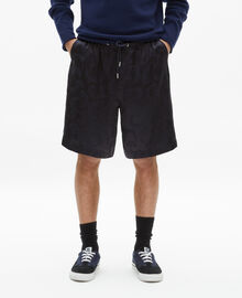 The Kooples HOMME NAVY short en jacquard marine