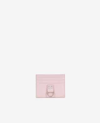 The Kooples DAMEN PINK amelia kartenhalter aus rosafarbenem leder