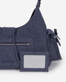 The Kooples FEMME USED RAPIECE sac amelia en denim bleu
