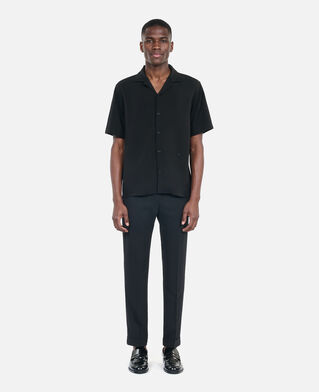 The Kooples MEN BLACK black short-sleeved shirt