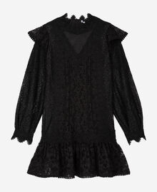 The Kooples FEMME BLACK robe courte en dentelle noire