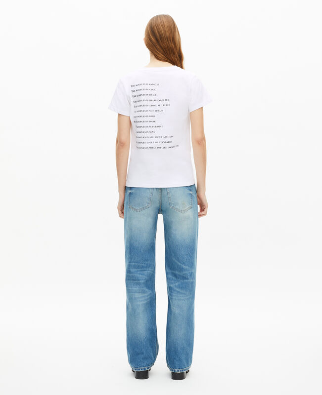 The Kooples FEMME WHITE t-shirt what is néon blanc