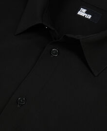 The Kooples HOMME BLACK chemise noire avec broderie