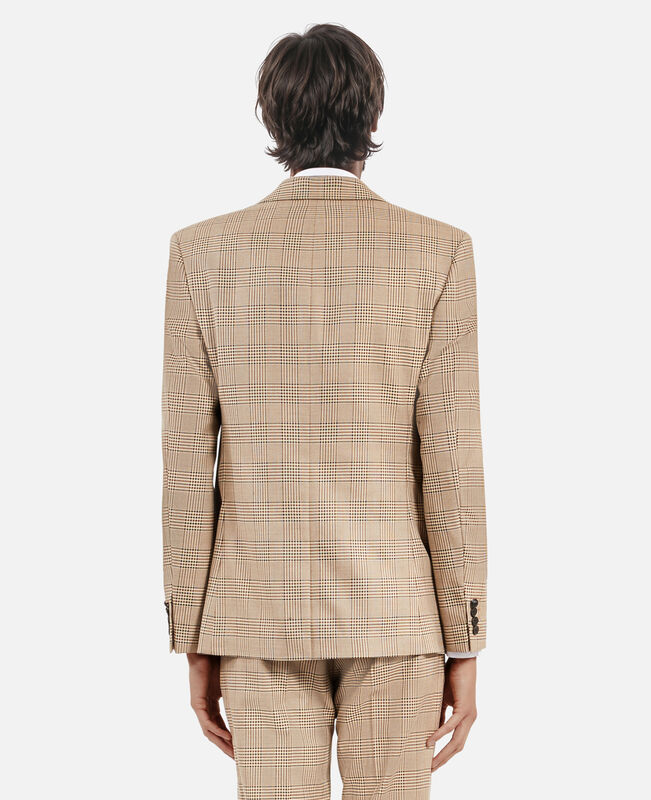 The Kooples HOMME BEIGE-BROWN veste de costume prince de galles beige