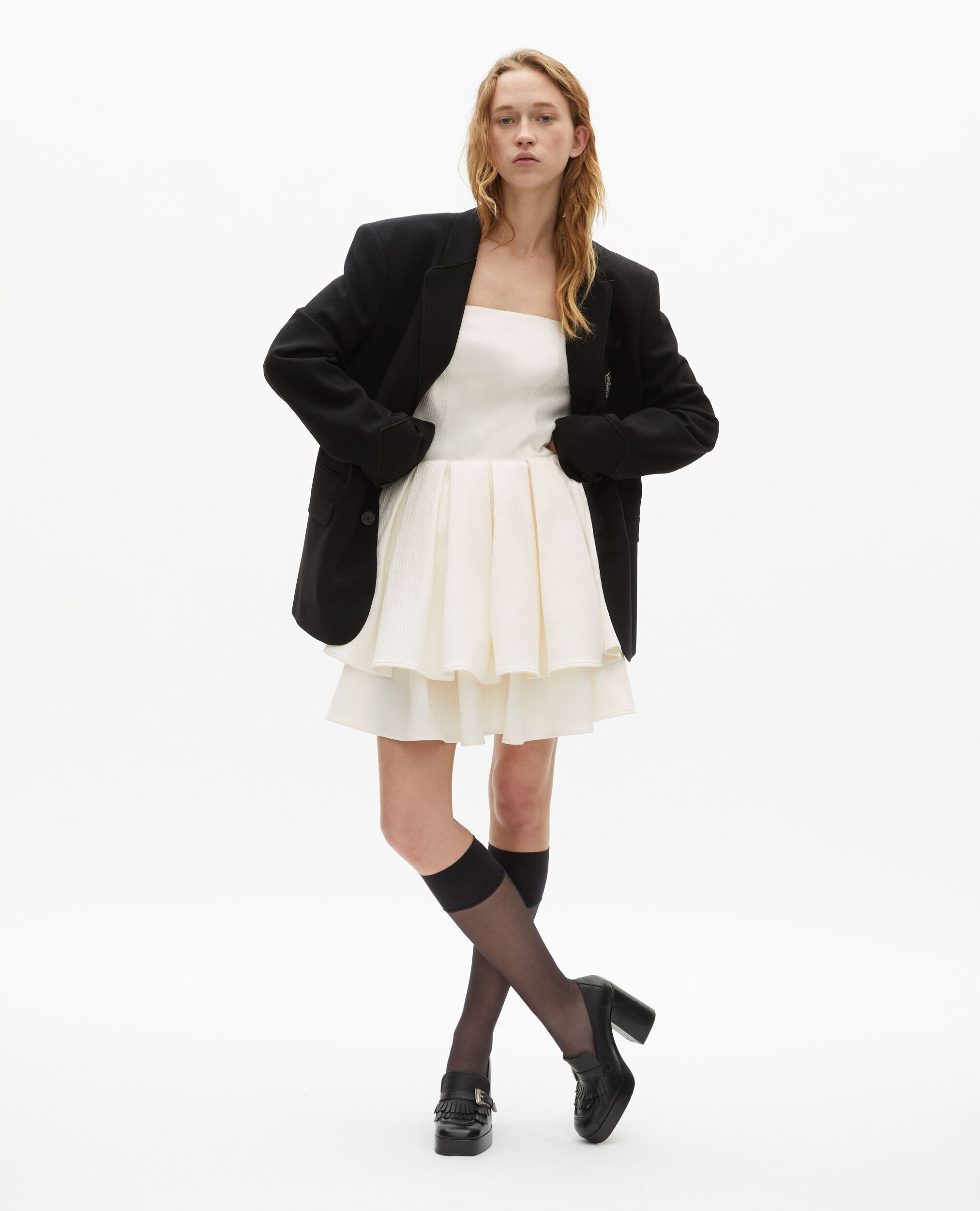 Robe bustier courte écrue, ECRU, hi-res image number null