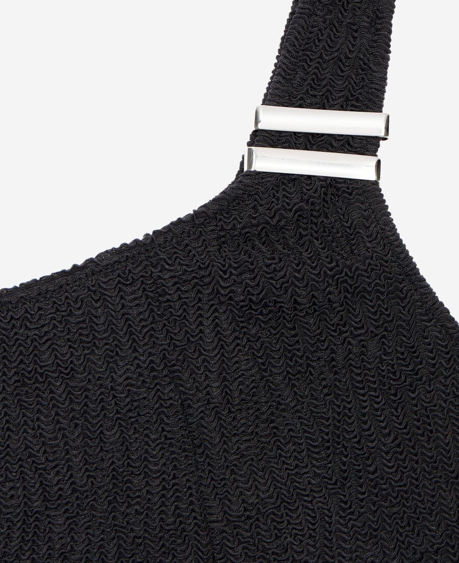 The Kooples FEMME BLACK haut de maillot de bain the kooples x luz asymétrique noir