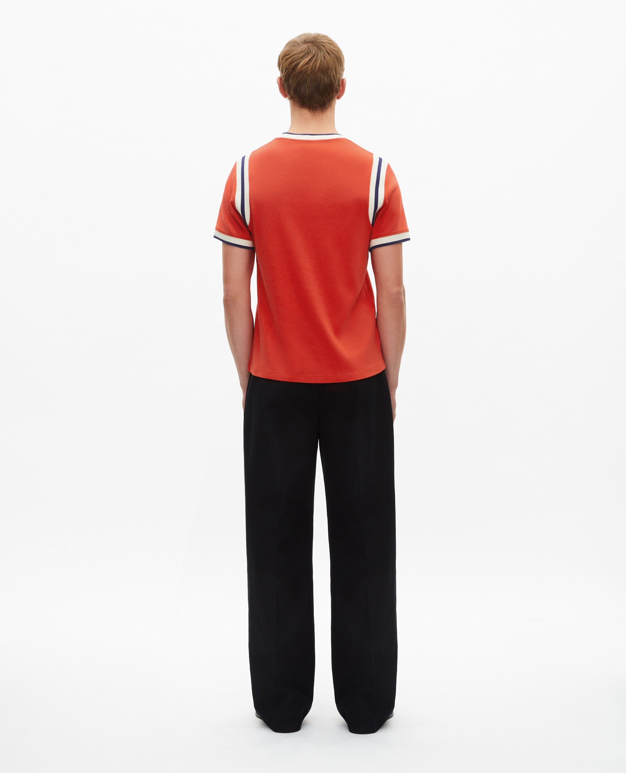 T-shirt avec logo rouge, RED, hi-res image number null