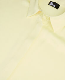 The Kooples FEMME LIGHT YELLOW chemise ample en soie jaune