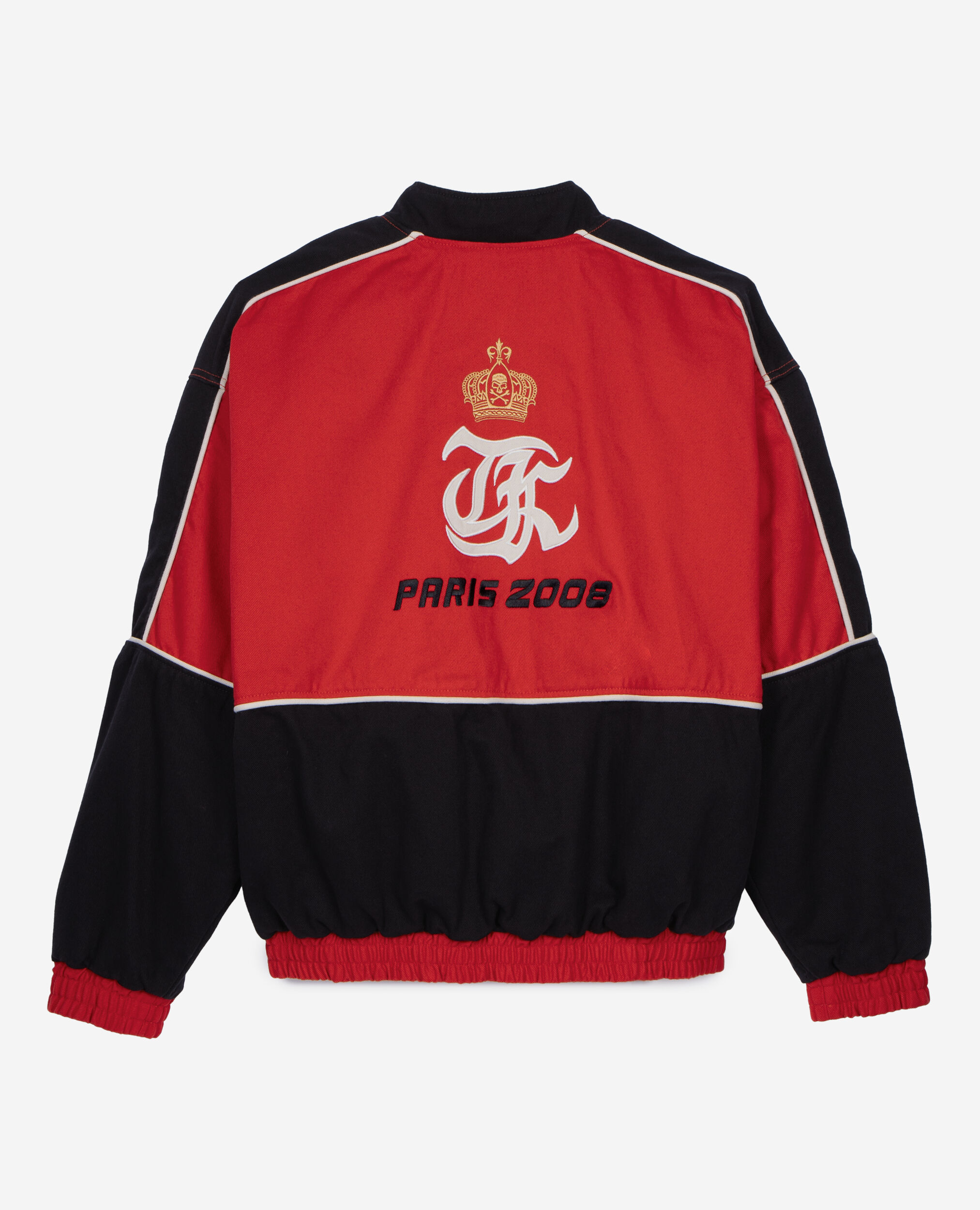 Blouson style veste de course noir et rouge, BLACK - RED, hi-res image number null
