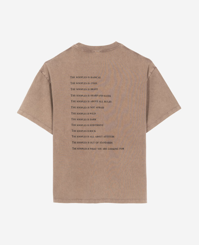 The Kooples HOMME CHOCOLATE t-shirt what is marron clair