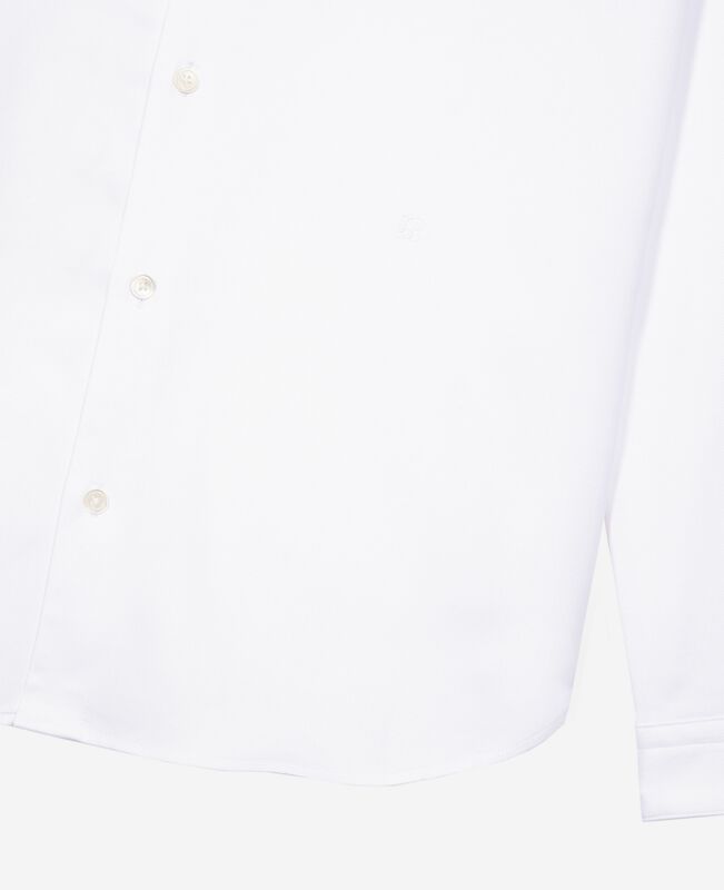 The Kooples HOMME WHITE chemise formelle col officier blanche
