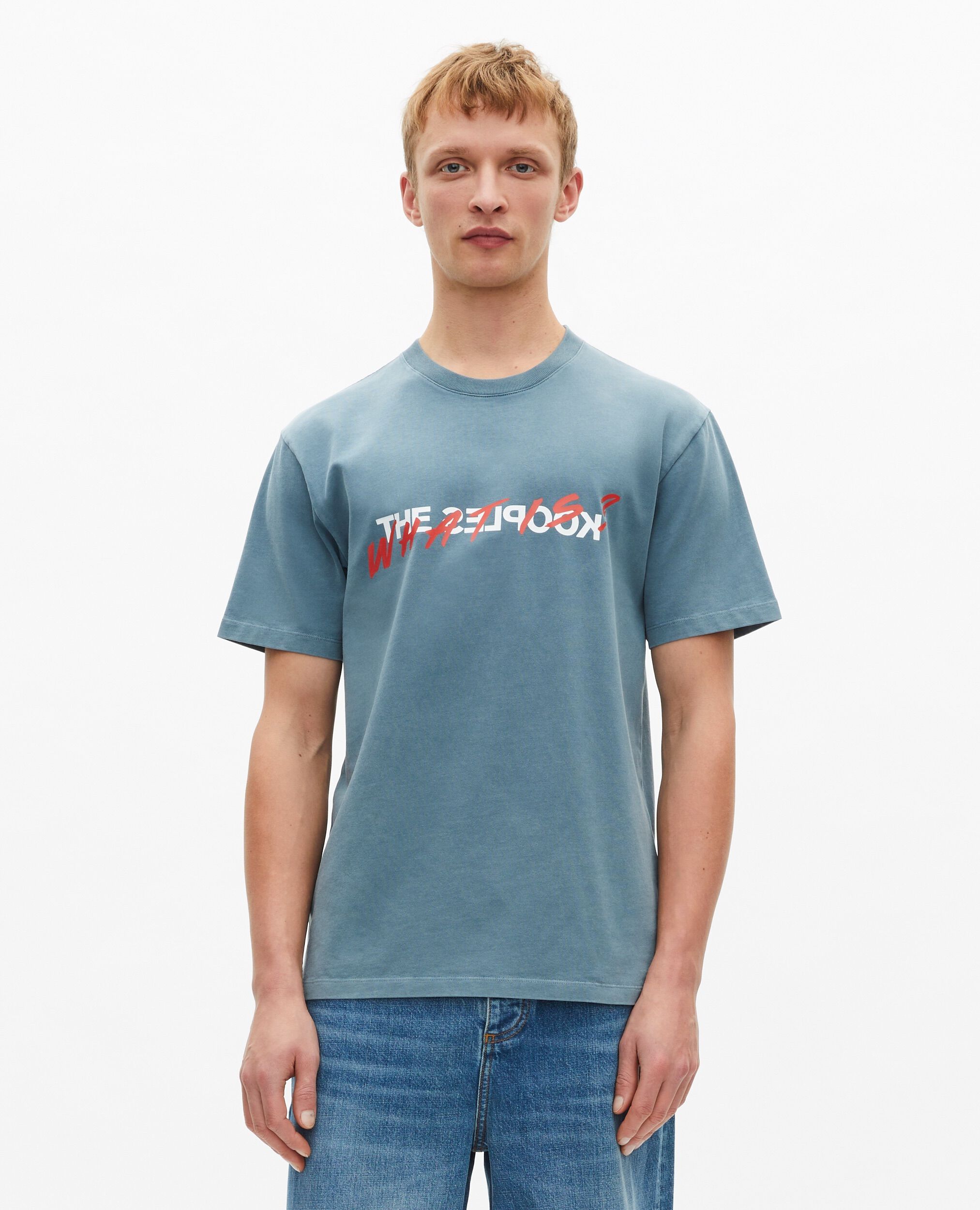 T-shirt What is bleu, BLUE GREY, hi-res image number null