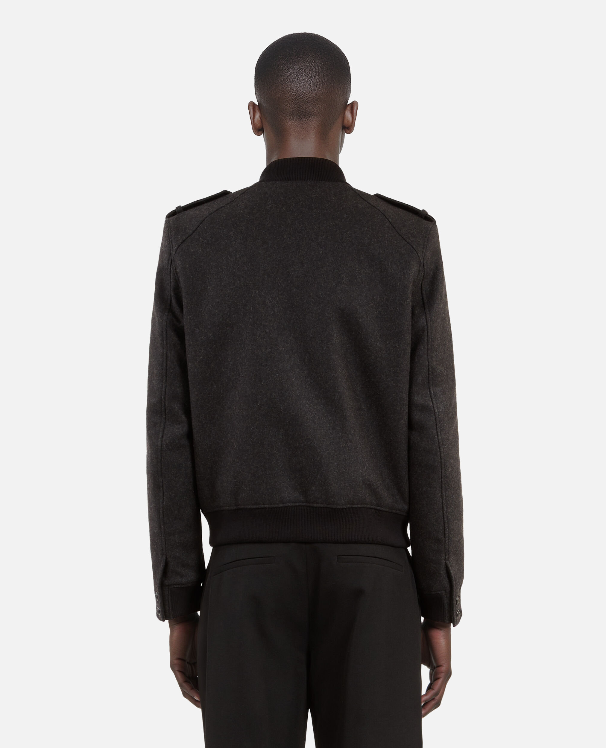 Blouson Teddy gris, DARK GREY, hi-res image number null