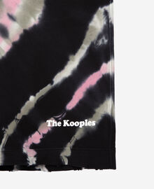 The Kooples HOMME ECRU GREEN short imprimé tie and dye noir
