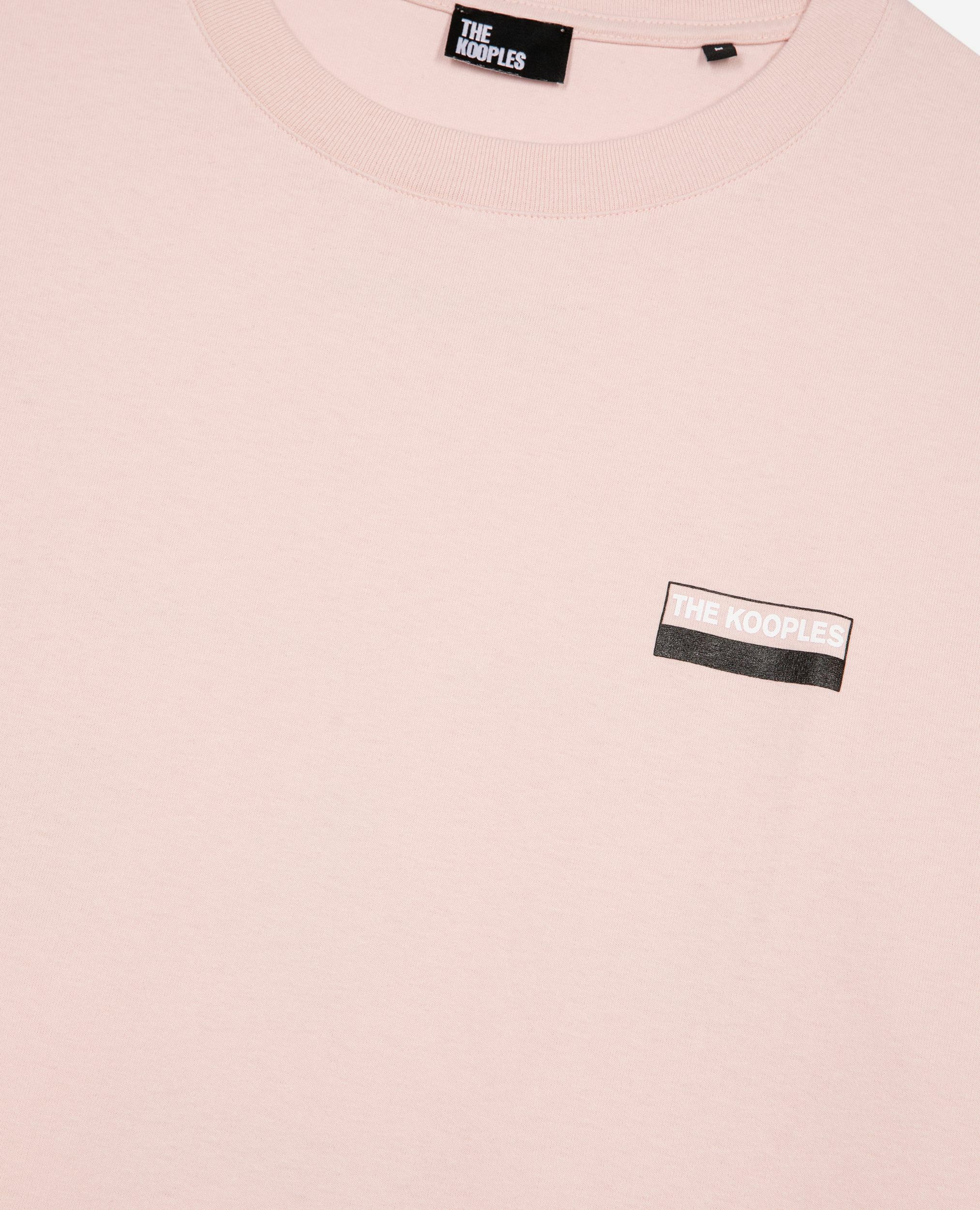 T-shirt à sérigraphie rose, LILA, hi-res image number null