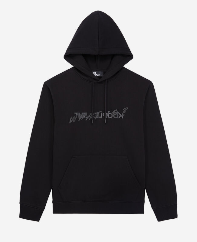 The Kooples HOMME BLACK sweatshirt à capuche what is noir