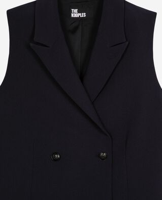 The Kooples WOMEN NAVY short navy suit dress