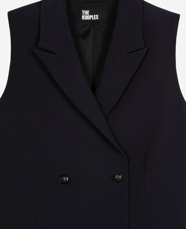 The Kooples FEMME NAVY robe tailleur courte marine