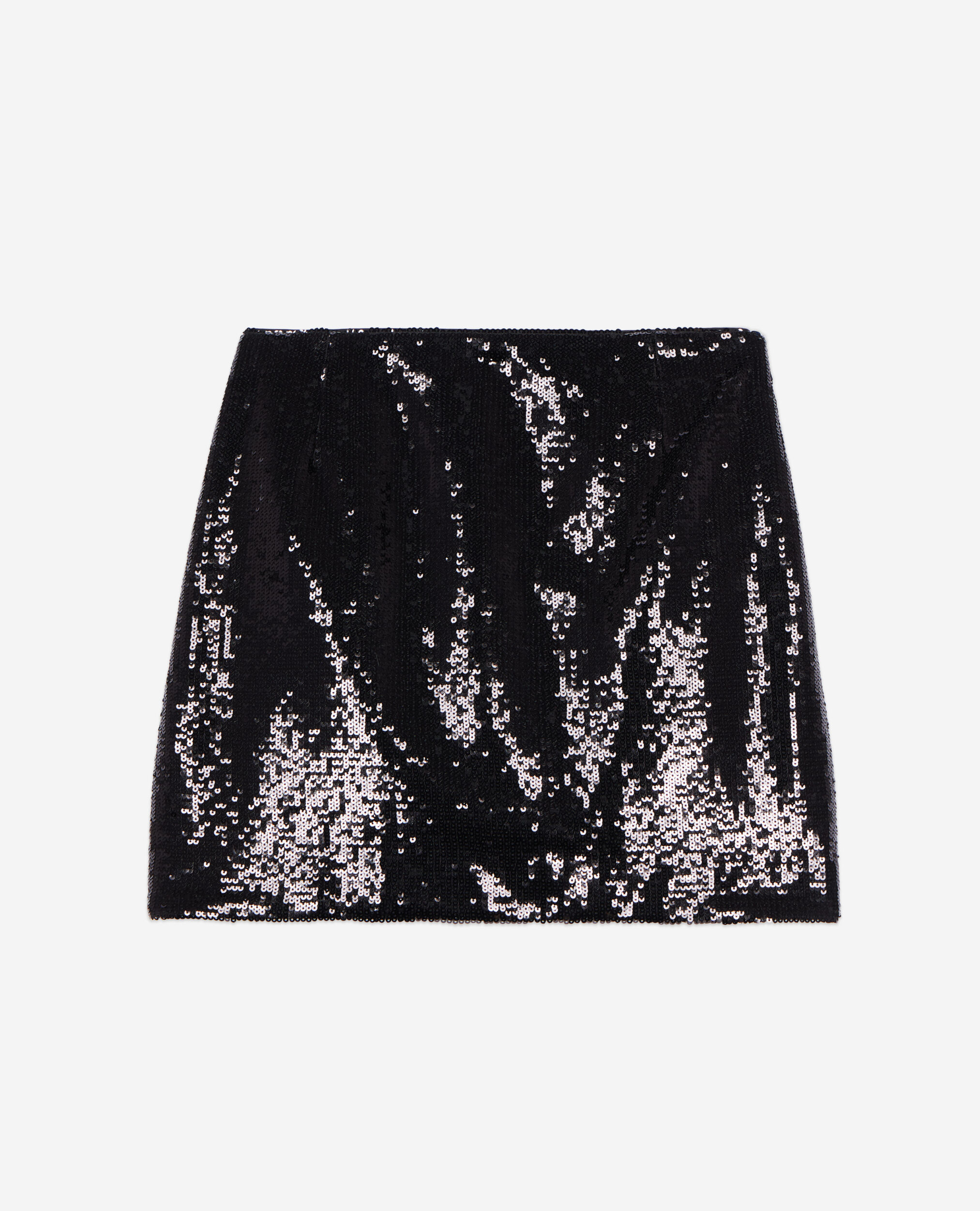 Jupe courte à sequins noire, BLACK STONE, hi-res image number null