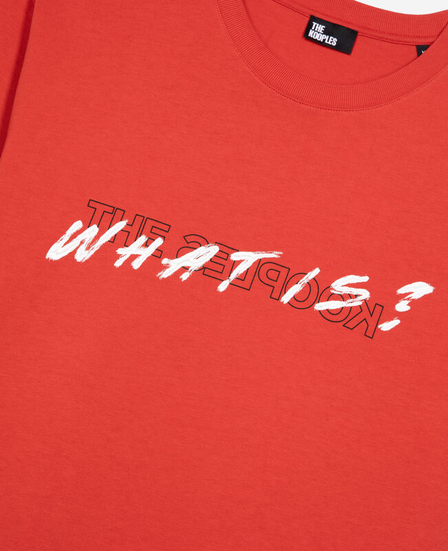 The Kooples HOMME RED t-shirt what is rouge