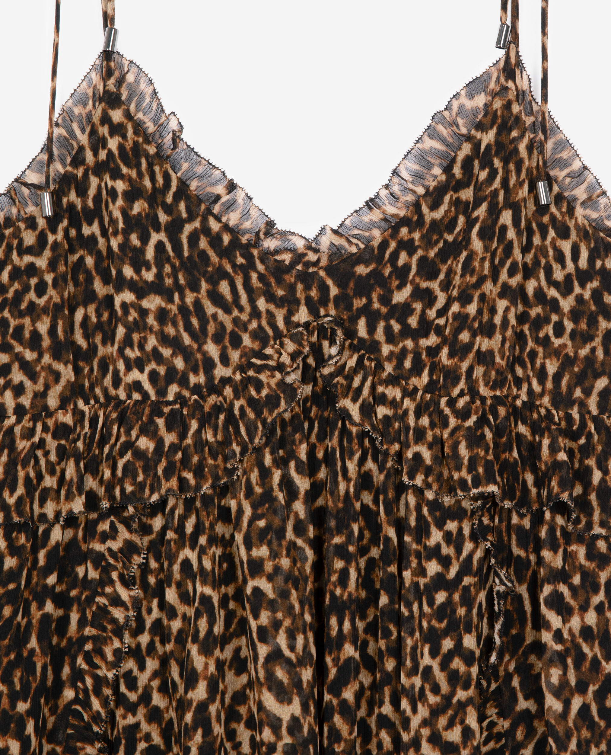 Robe courte imprimé léopard, LEOPARD, hi-res image number null