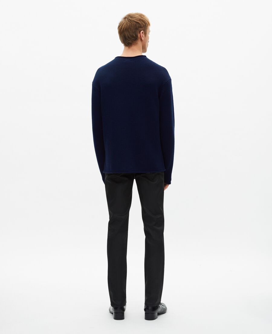The Kooples HOMME DARK NAVY pull en laine marine