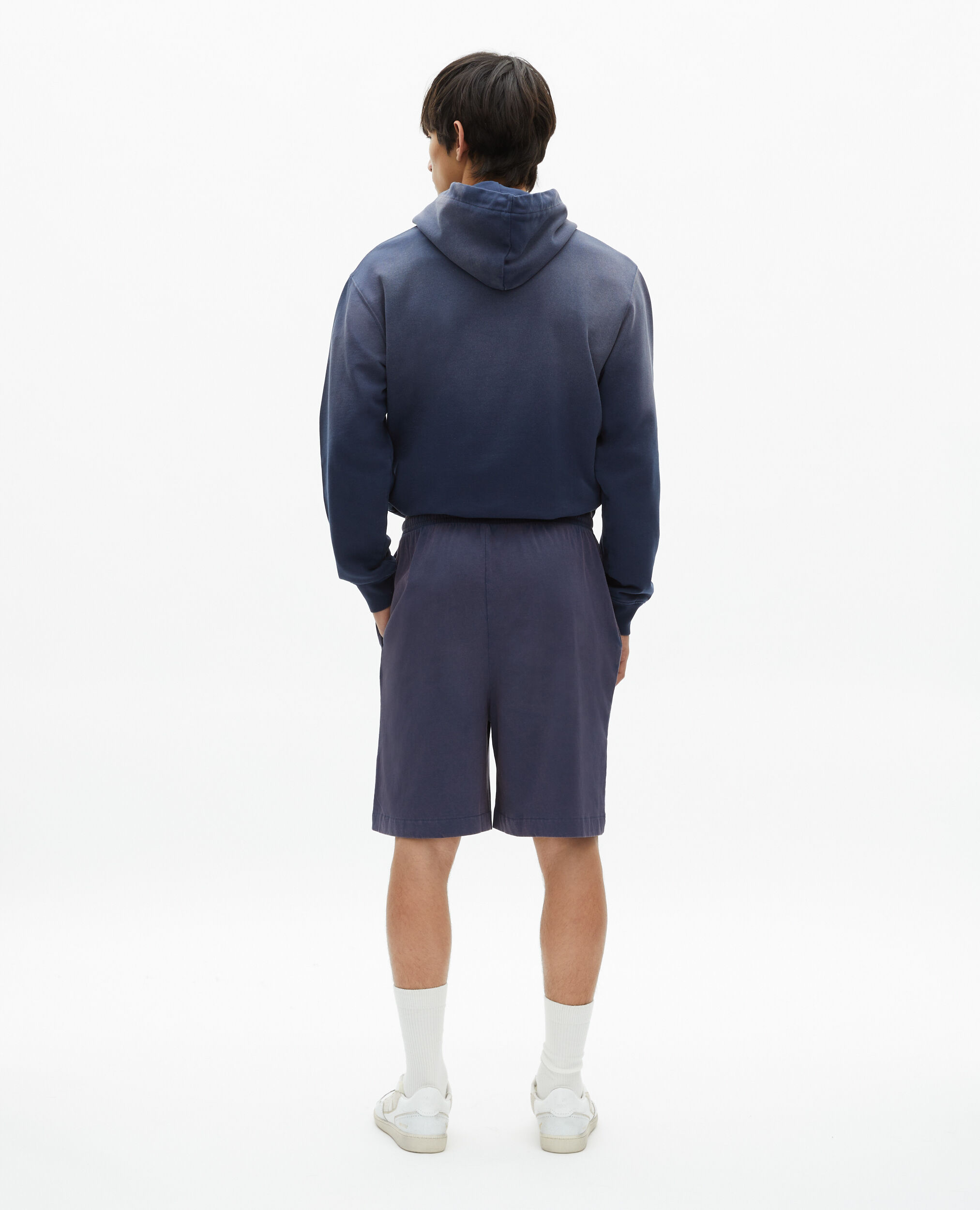 Short avec blason bleu, DARK NAVY, hi-res image number null