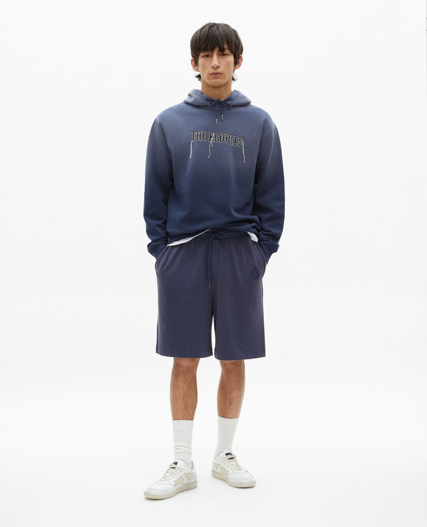 The Kooples HERREN DARK NAVY shorts mit blauem wappen