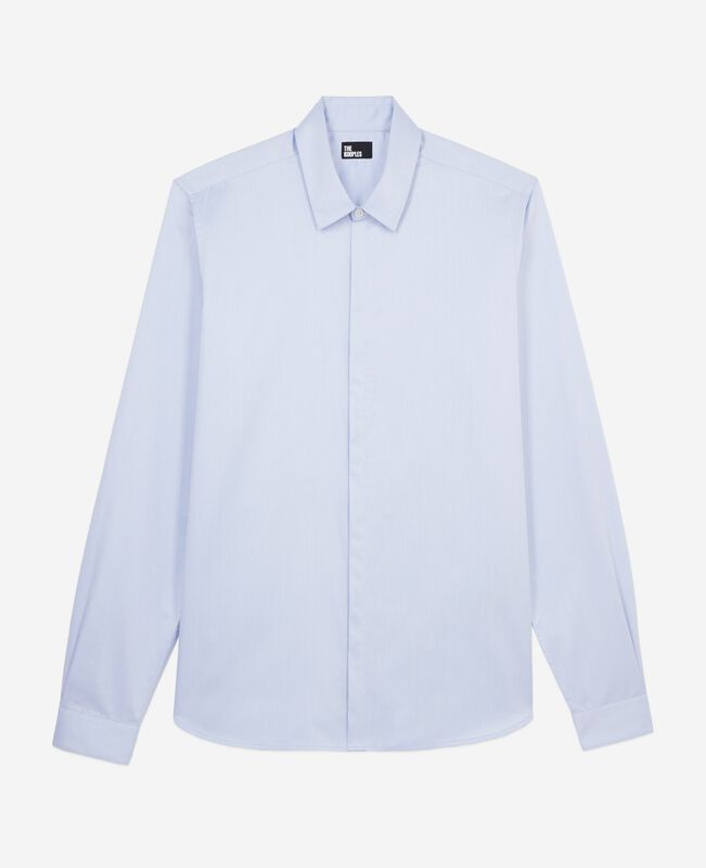 The Kooples HOMME LIGHT BLUE chemise col classique bleu ciel