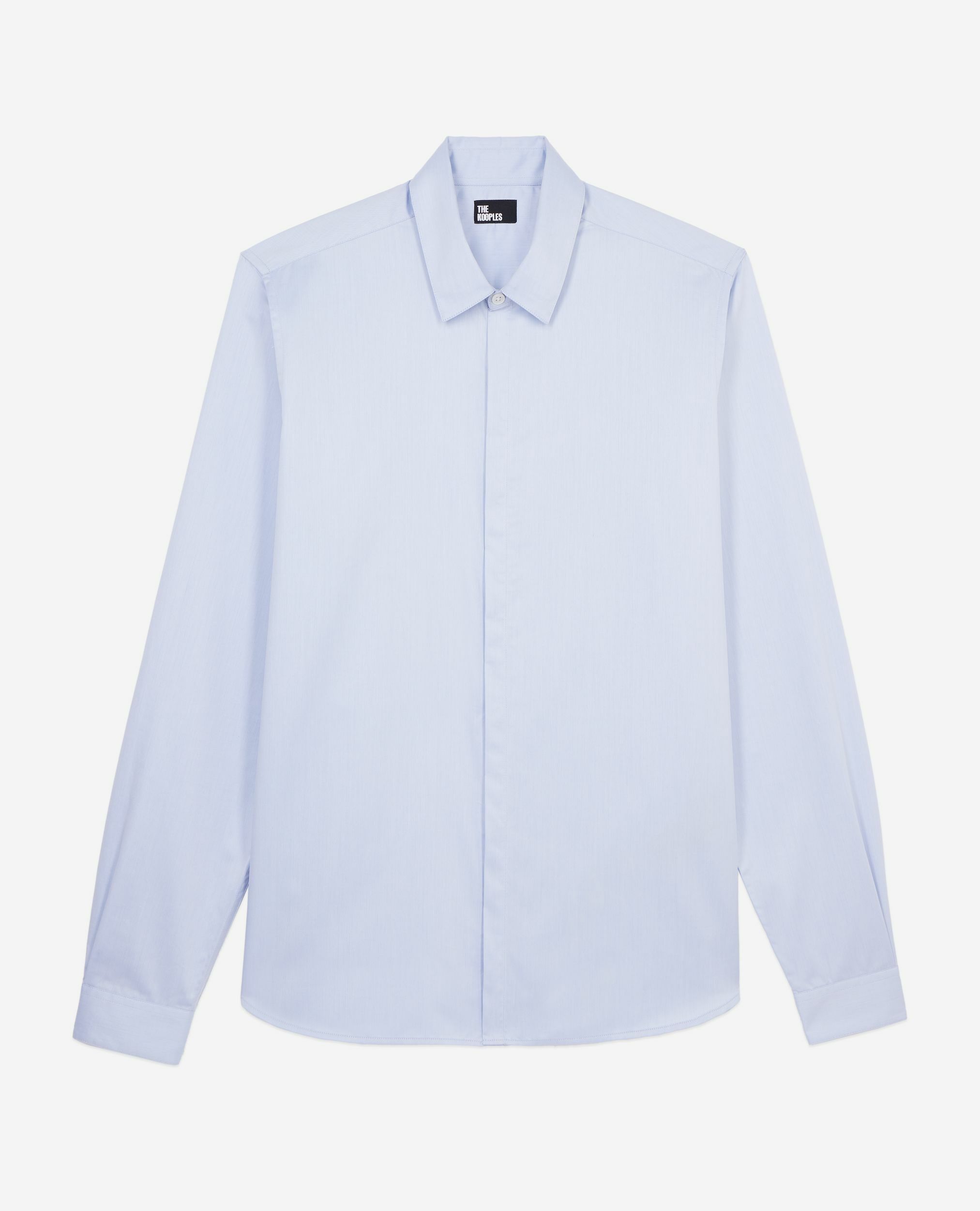 Chemise col classique bleu ciel, LIGHT BLUE, hi-res image number null