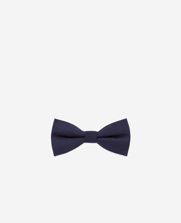 The Kooples HOMME NAVY nœud papillon en soie noir bleu marine