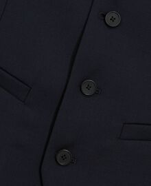 The Kooples HOMME DARK NAVY gilet de costume en laine bleu marine