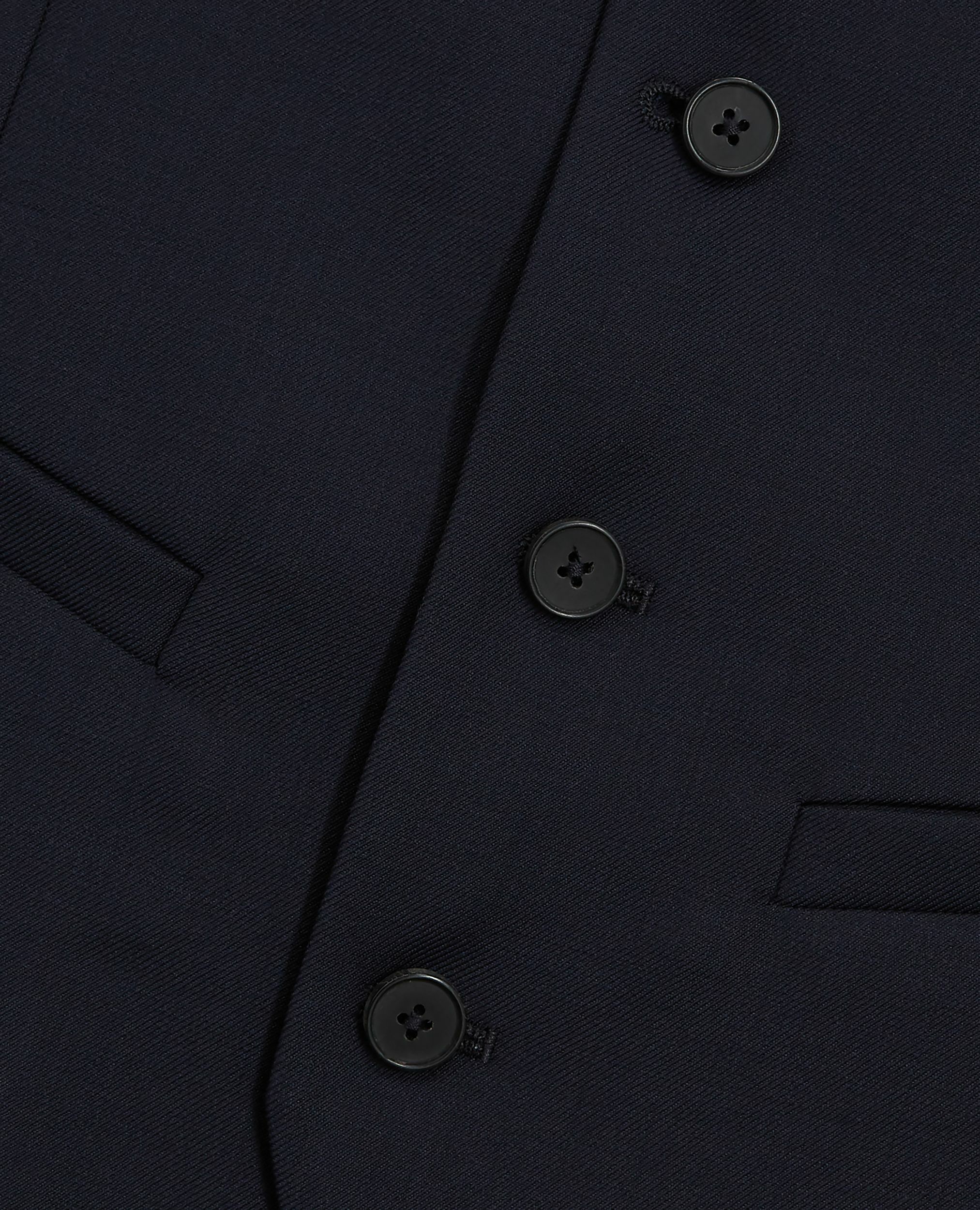 Gilet de costume en laine bleu marine, DARK NAVY, hi-res image number null