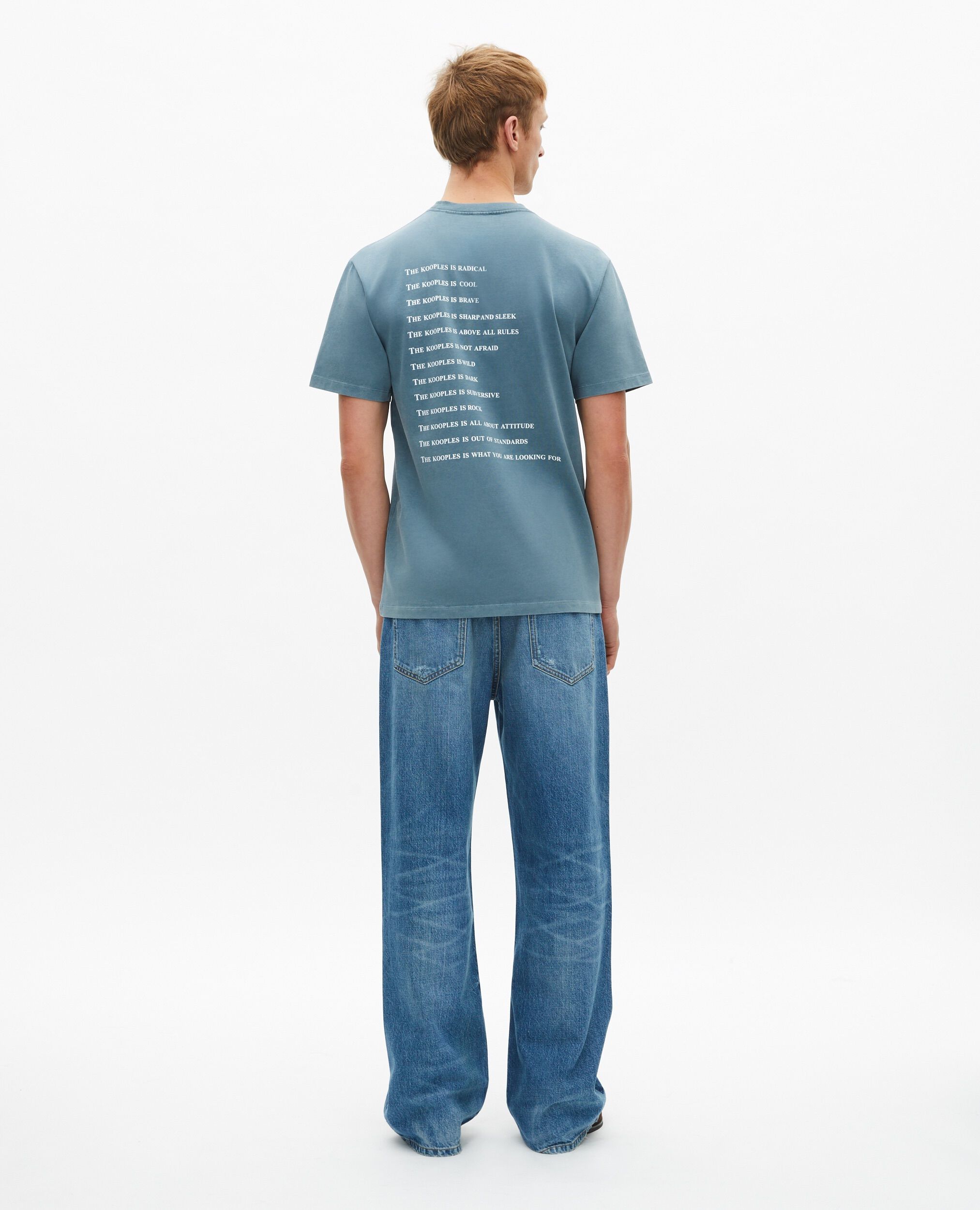 T-shirt What is bleu, BLUE GREY, hi-res image number null