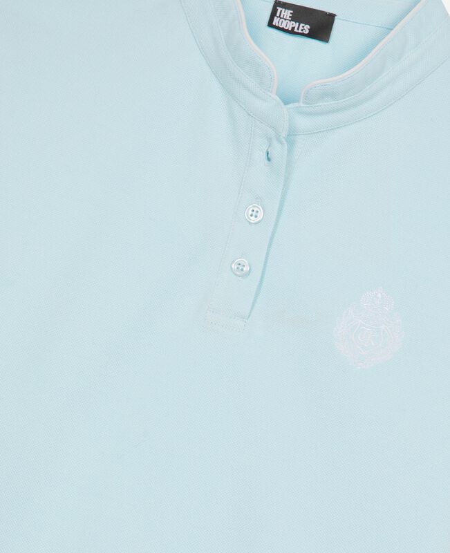 The Kooples FEMME BABY BLUE polo col mao bleu clair