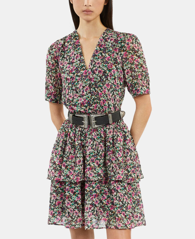 The Kooples FEMME BLACK ceinture large en cuir noire