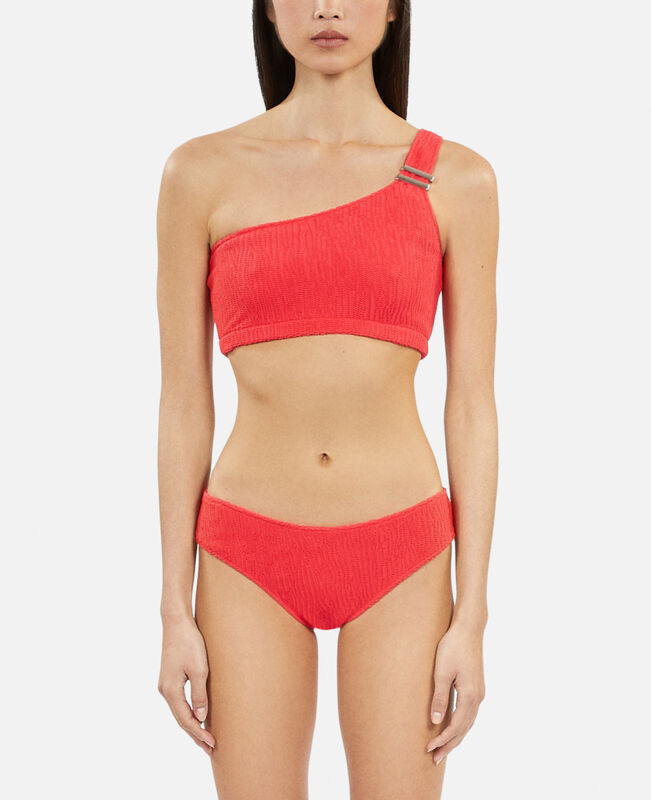The Kooples FEMME RED haut de maillot de bain the kooples x luz asymétrique rouge