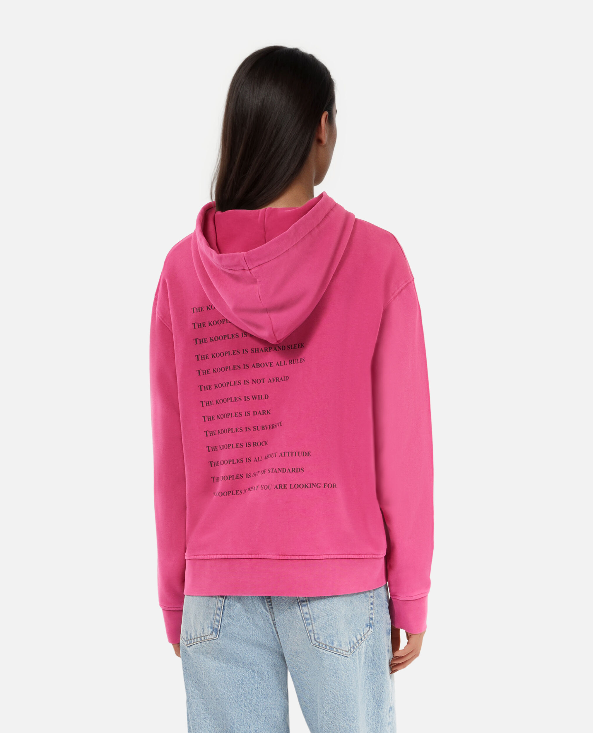 Sweatshirt à capuche What is rose, FUSHIA, hi-res image number null