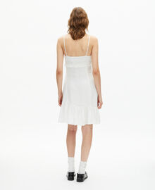 The Kooples FEMME ECRU robe courte avec dentelle écrue