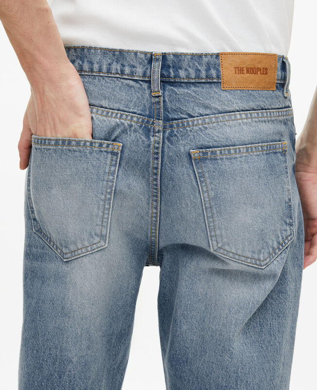 The Kooples HOMME BABY BLUE jean droit bleu