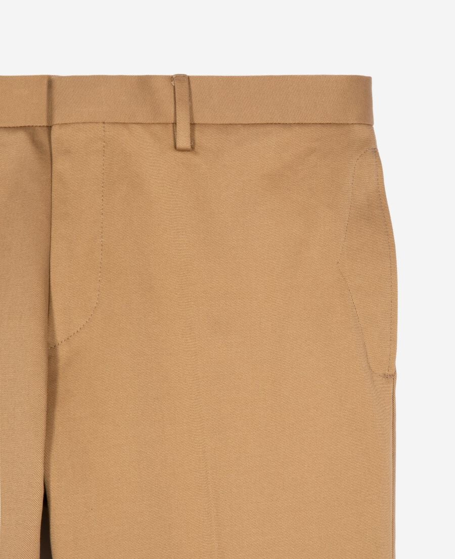 The Kooples HOMME CAMEL pantalon évasé camel