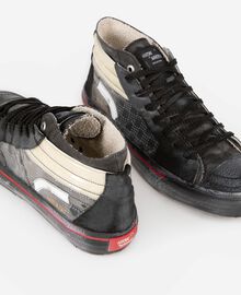 The Kooples HOMME BLACK sneakers montantes the kooples x hidn-ander noires