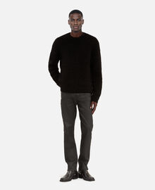 The Kooples HOMME BLACK STONE pull en laine et mohair noir