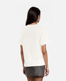 The Kooples FEMME ECRU t-shirt avec sérigraphie écru