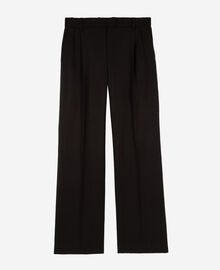 The Kooples FEMME BLACK pantalon tailleur large noir
