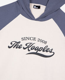 The Kooples HOMME BEIGE GREY t-shirt manches longues avec logo beige