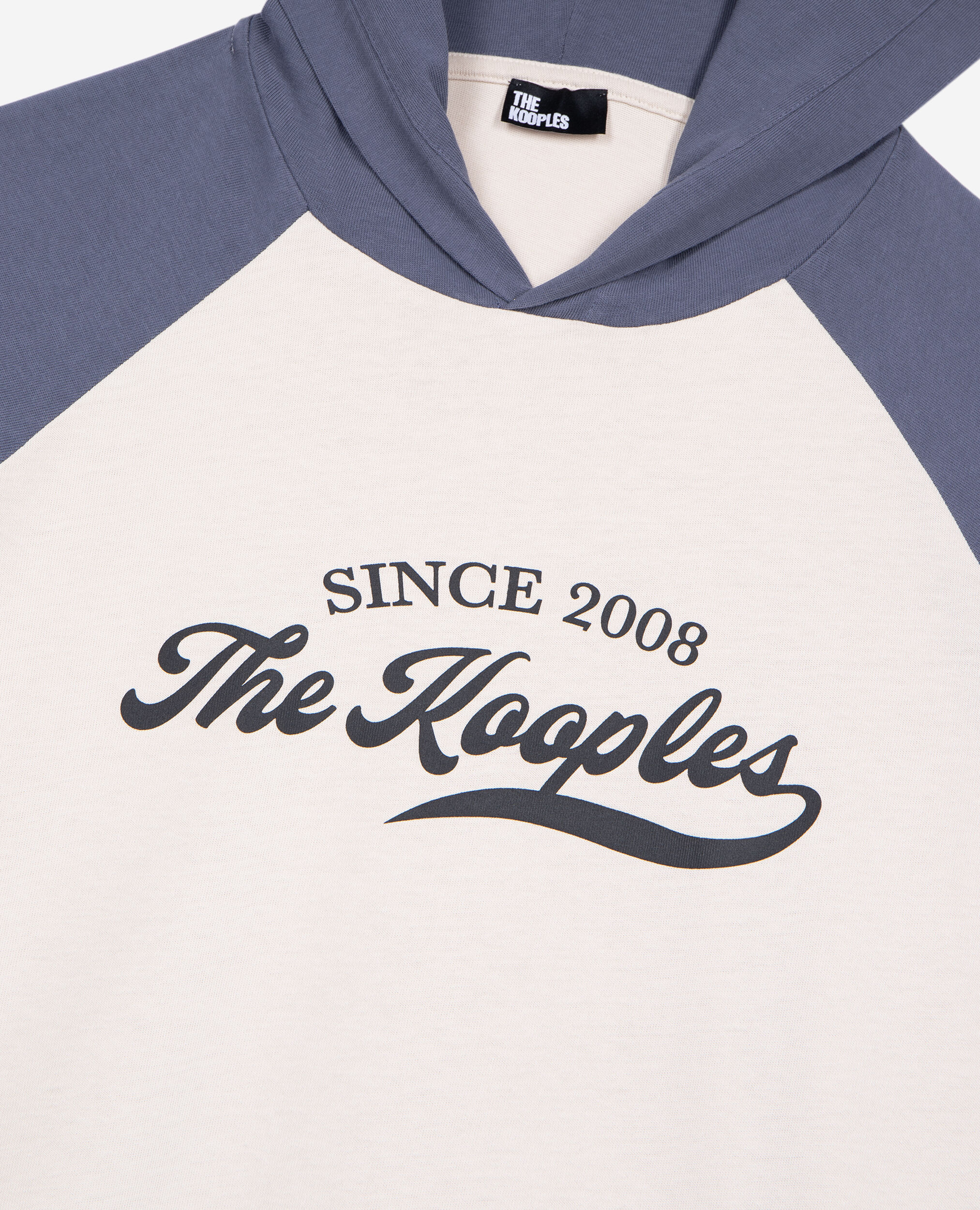 T-shirt manches longues avec logo beige, BEIGE GREY, hi-res image number null