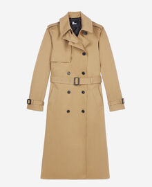 The Kooples FEMME BEIGE trench long en coton beige