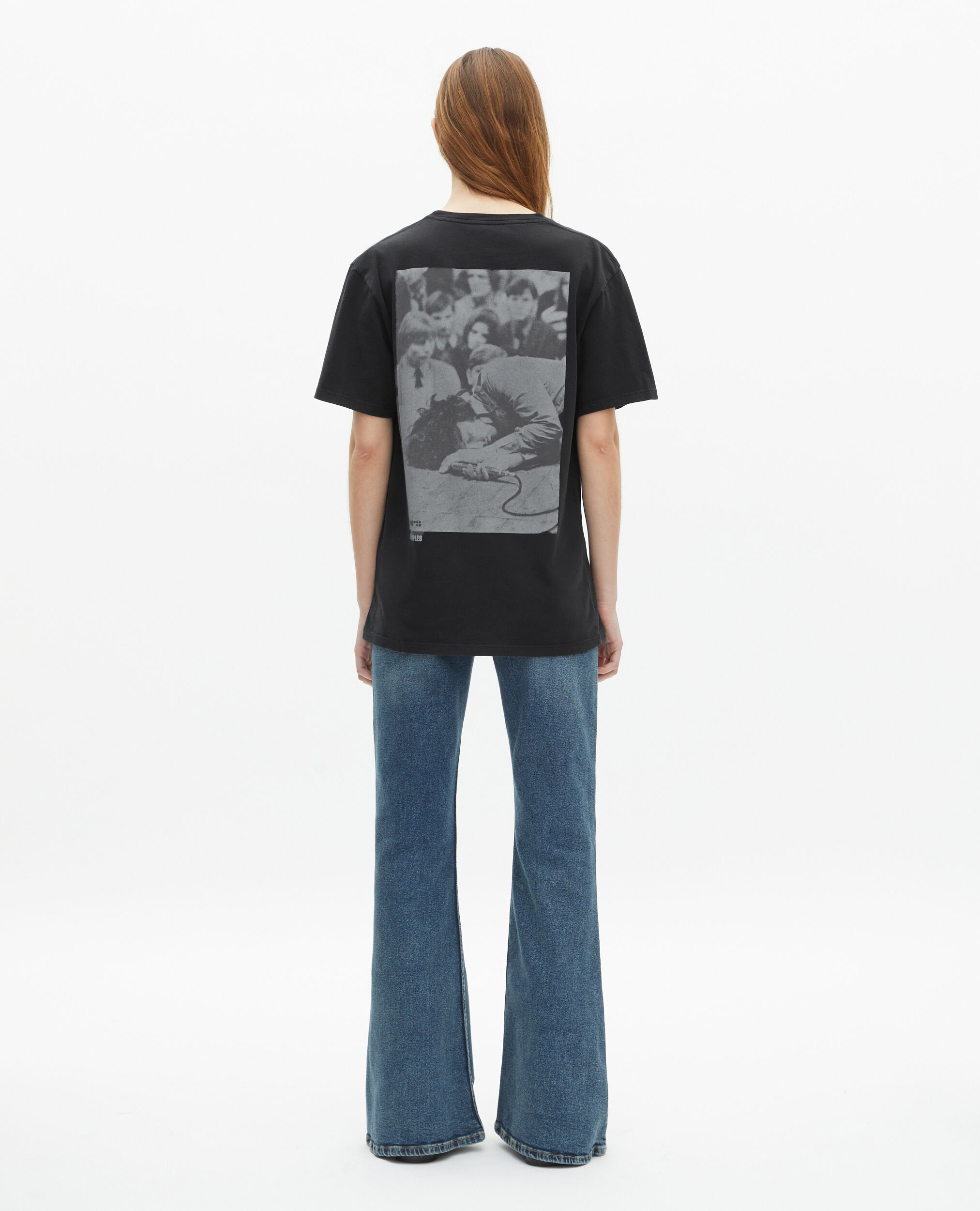 T-shirt mixte The Doors X The Kooples noir, BLACK WASHED, hi-res image number null