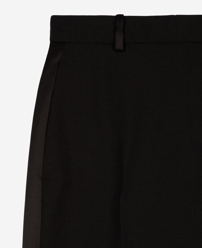 The Kooples FEMME BLACK pantalon de smoking large noir